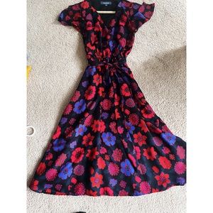 Modcloth flower power midi dress